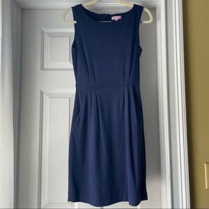 𝅺LILLY Pulitzer Shift Sheath Dress Navy XS